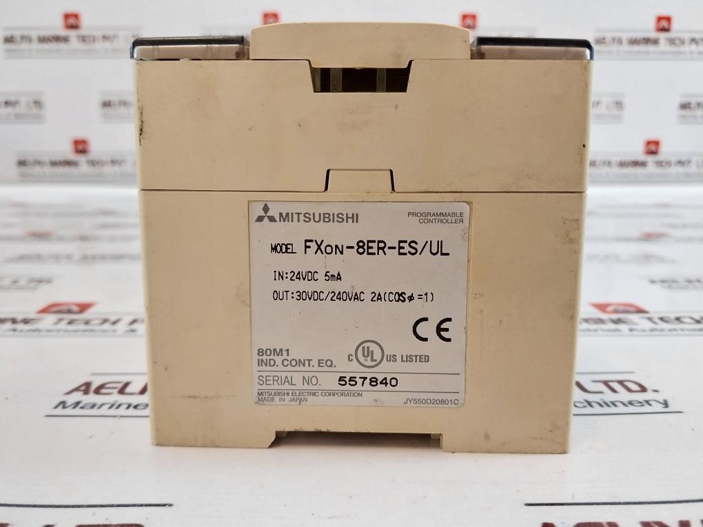 Mitsubishi Electric Fx2N-16Mr-es/Ul Programmable Controller Set 50/60Hz