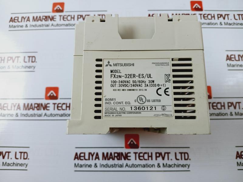 Mitsubishi Electric Fx2N-32Er-es/Ul Programmable Controller 30Vdc/240Vac 2A 30W