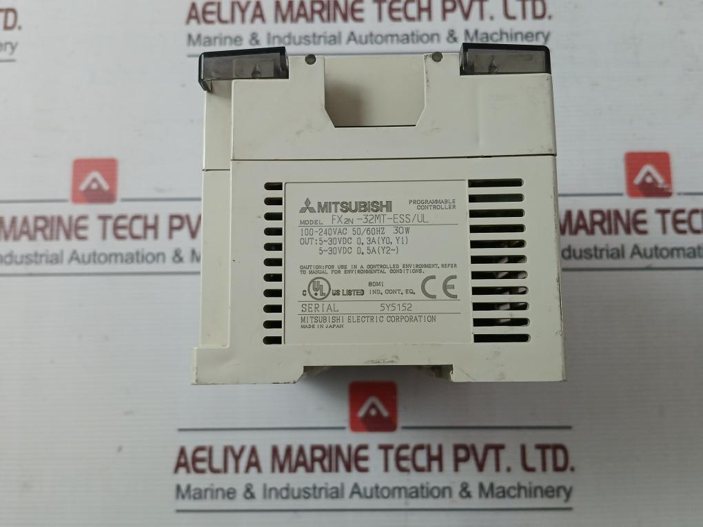 Mitsubishi Electric Fx2N-32Mt-ess/Ul Plc Compact Extension Unit 5-30Vdc 0.5A