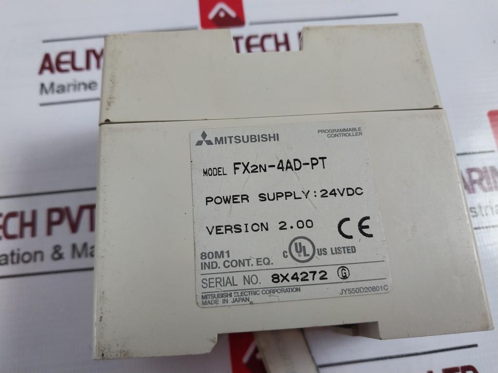 Mitsubishi Electric FX2N-4AD-PT PLC Modular extension unit JY550D20801C