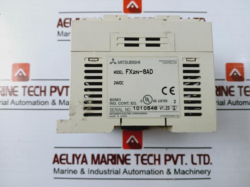 Mitsubishi Electric Fx2N-8Ad Analog Input Programmable Controller Block V1.23