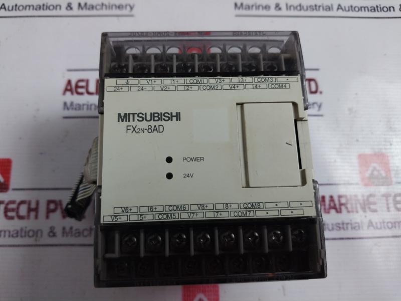 Mitsubishi Electric Fx2N-8Ad Programmable Controller 24Vdc