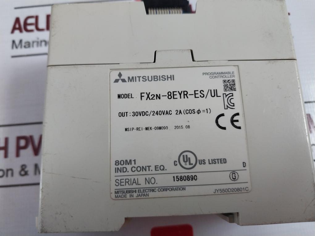Mitsubishi Electric Fx2N-8Eyr-es/Ul 8 Relay Output Modular Extension Unit
