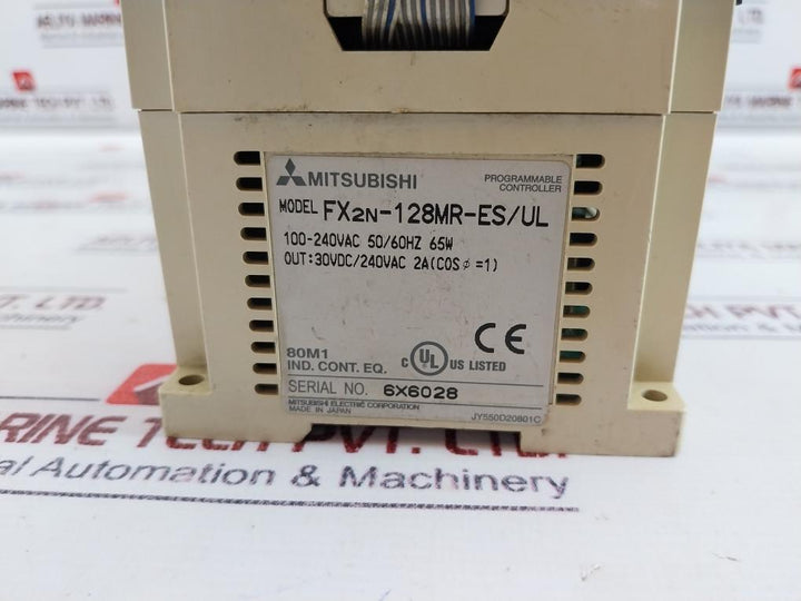 Mitsubishi Electric Fx2N-128Mr-es/Ul Plc Module 100-240Vac 65W