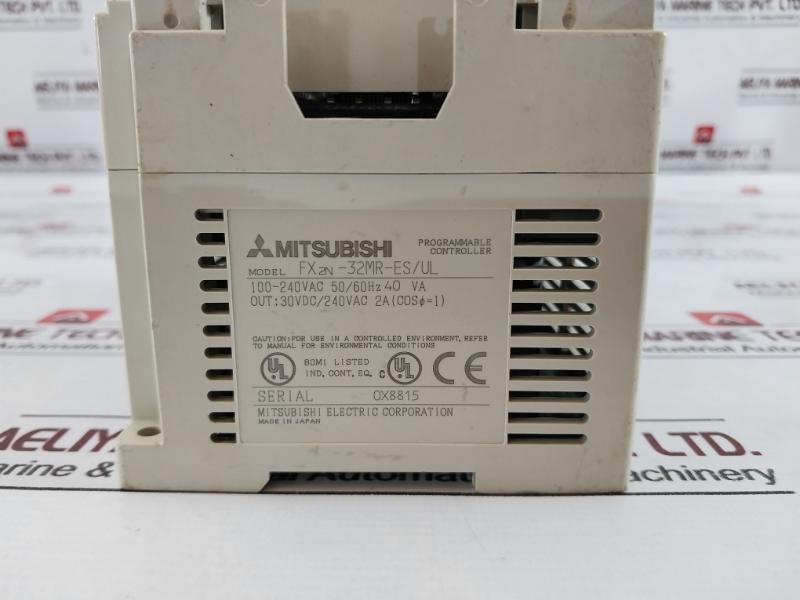 Mitsubishi Electric Fx2N-32Mr-es/Ul Programmable Controller 100-240Vac 50/60Hz