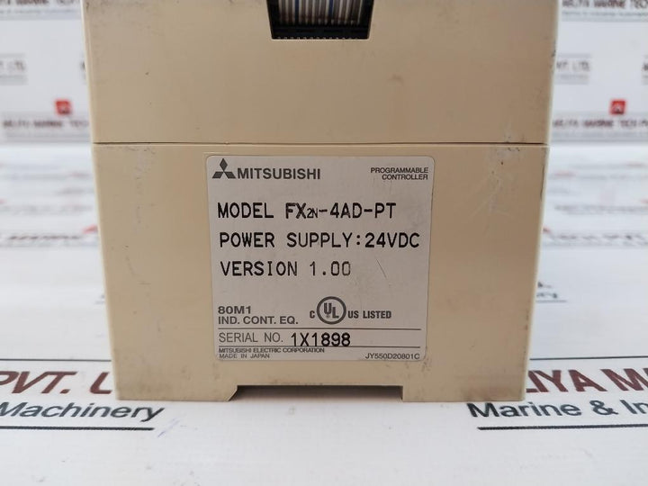 Mitsubishi Electric Fx2n-32mr-es/ul Programmable Controller Set 50/60hz