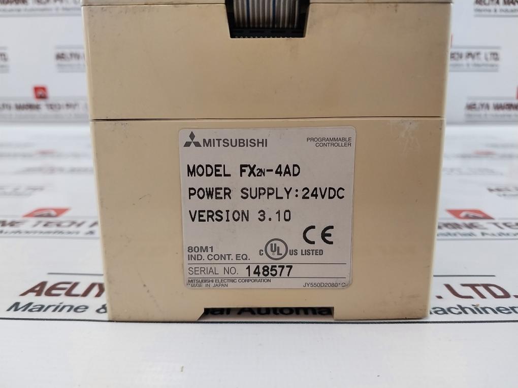 Mitsubishi Electric Fx2n-32mr-es/ul Programmable Controller Set 50/60hz