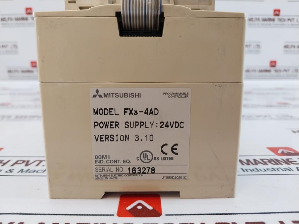 Mitsubishi Electric Fx2n-32mr-es/ul Programmable Controller Set 50/60hz