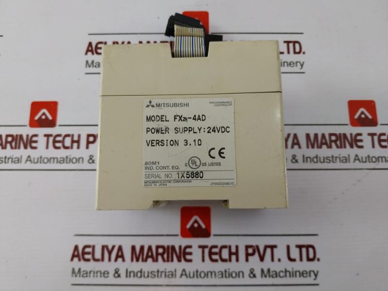 Mitsubishi Electric FX2N-4AD Programmable Controller, 24VDC, Ver. 3.10