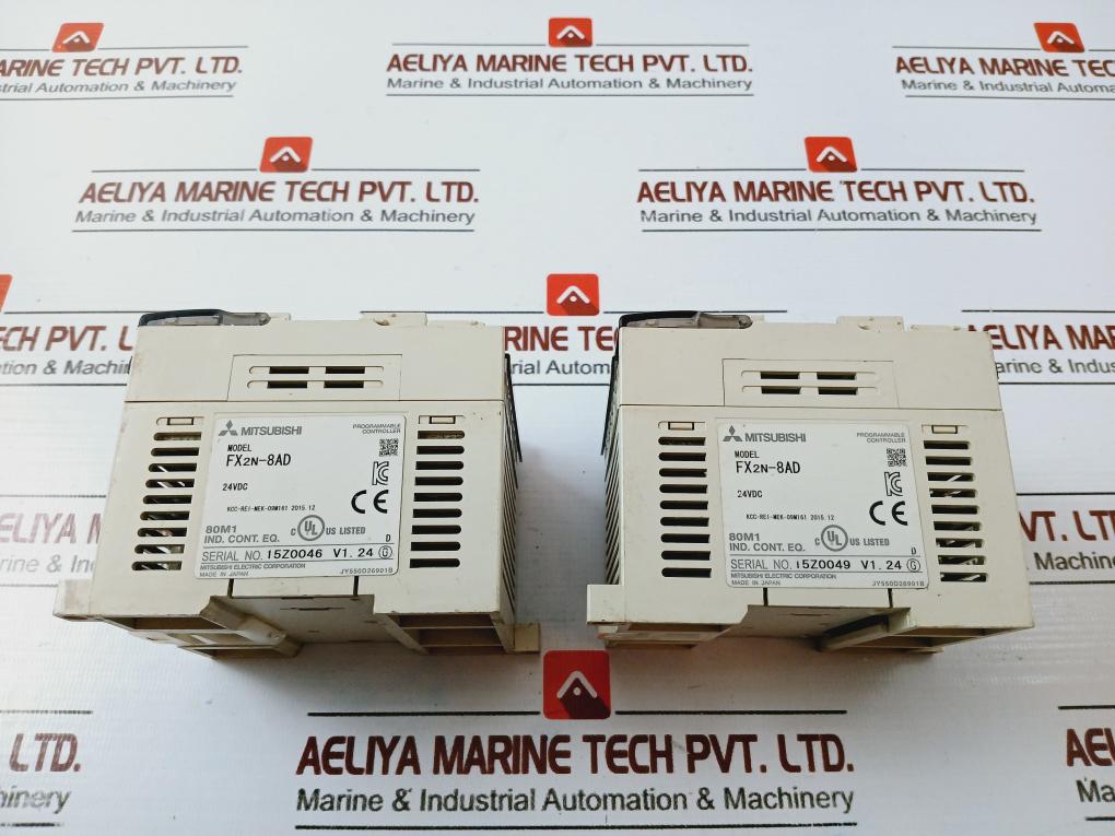 Mitsubishi Electric Fx2n-8ad Programmable Controller 24vdc