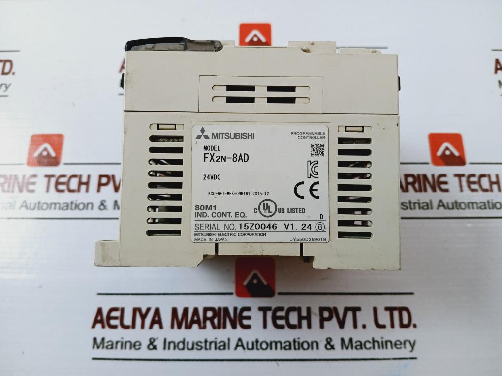 Mitsubishi Electric Fx2n-8ad Programmable Controller 24vdc