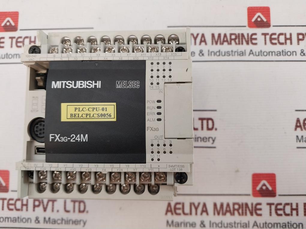 Mitsubishi Electric Fx3G-24Mt/Ess Programmable Controller 100-240Vac 50/60Hz