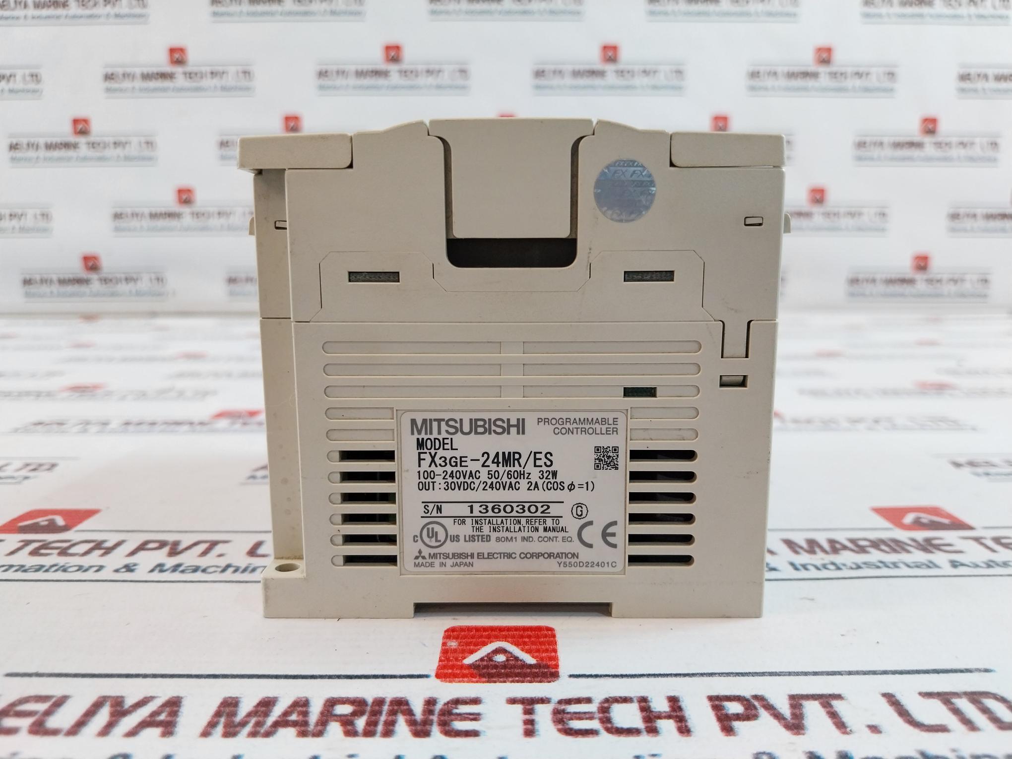 Mitsubishi Electric FX3GE-24MR/ES Programmable Controller 50/60Hz