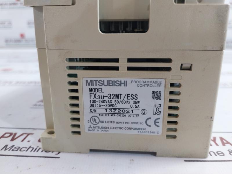 Mitsubishi Electric Fx3U-32Mt/Ess Programmable Controller 100-240Vac