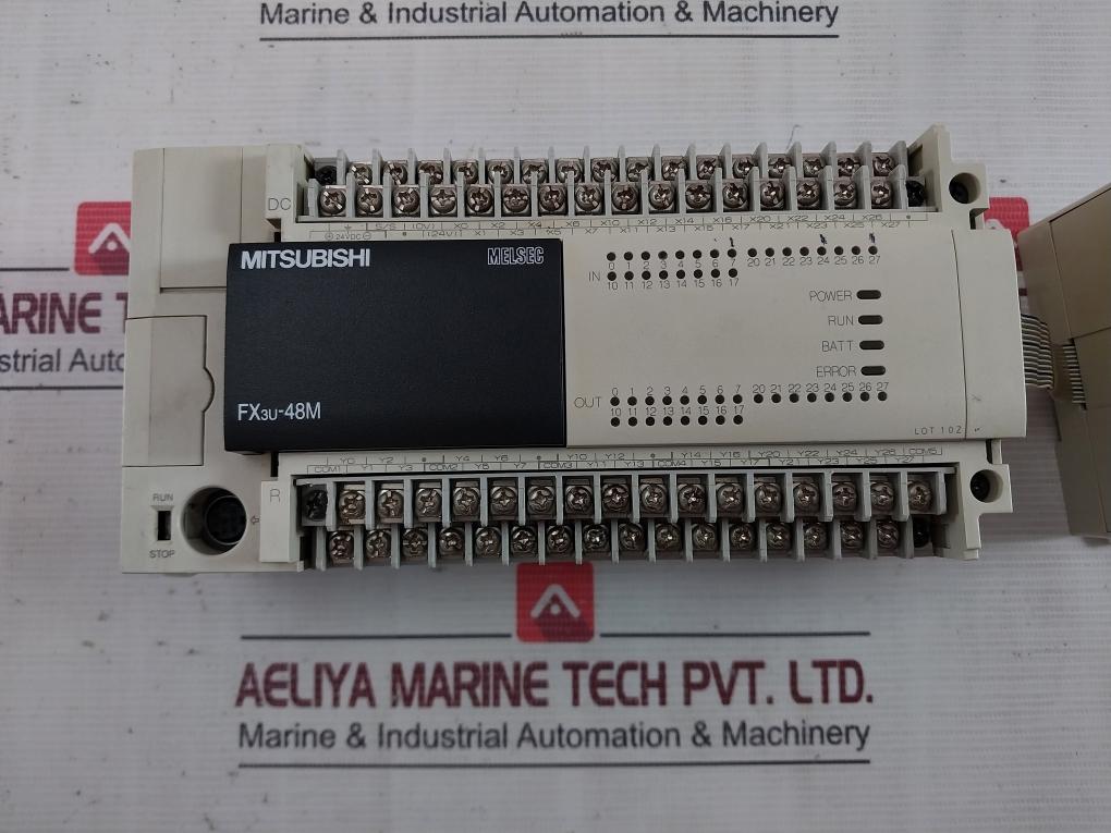 Mitsubishi Electric Fx3U-48Mr/Ds Programmable Logic Controller 30Vdc/240Vac 2A