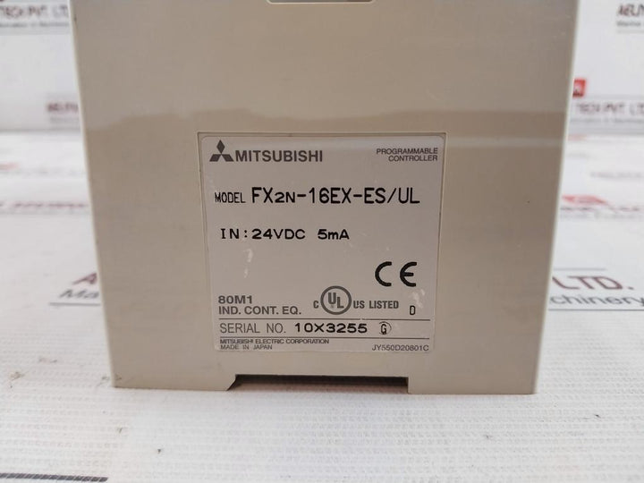 Mitsubishi Electric Fx3U-48Mr/Ds Programmable Logic Controller 30Vdc/240Vac 2A