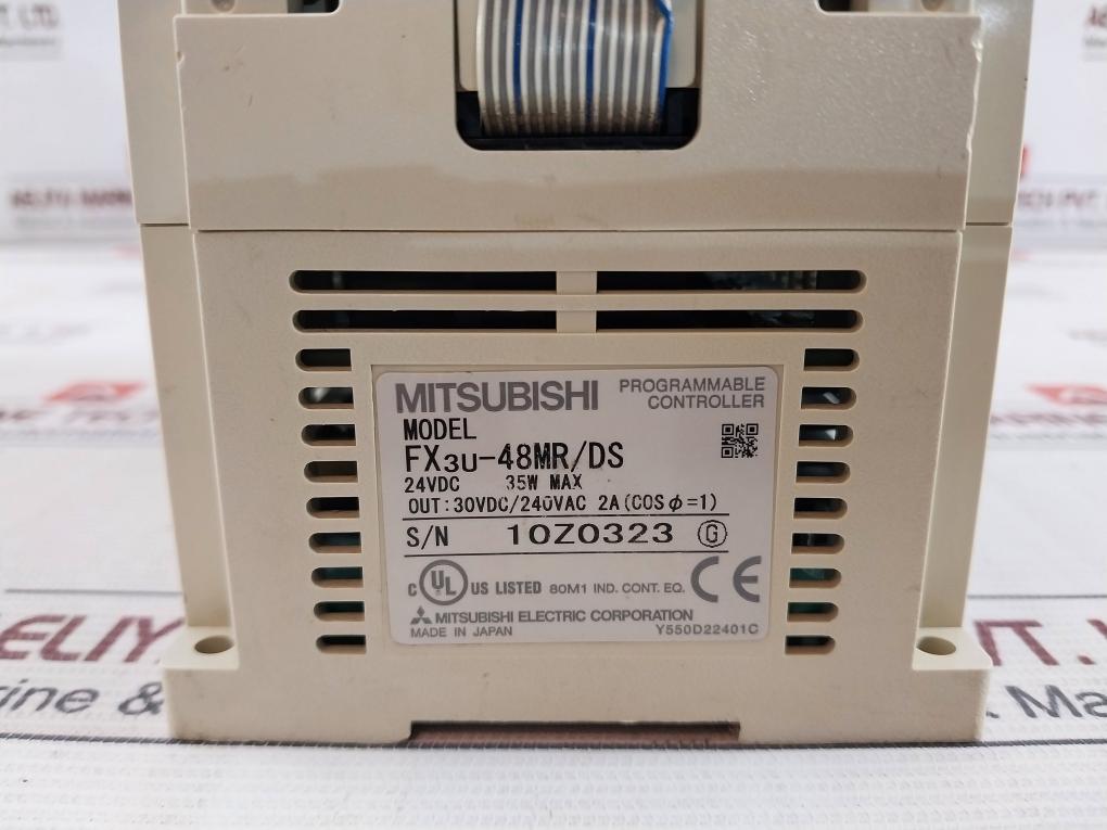 Mitsubishi Electric Fx3U-48Mr/Ds Programmable Logic Controller 30Vdc/240Vac 2A