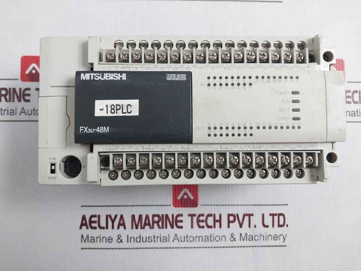 Mitsubishi Electric Fx3U-48Mr/Es Programmable Controller 100-240Vac 50/60Hz 40W