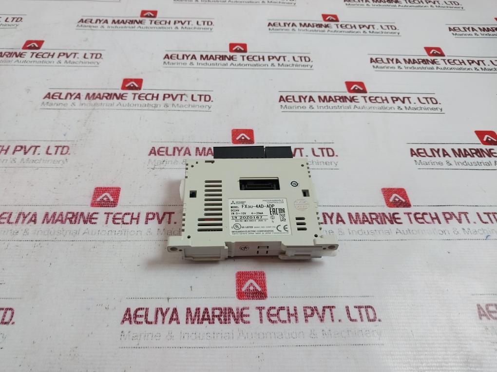 Mitsubishi Electric Fx3U-4Ad-adp Plc Analog Input Module Dc24V