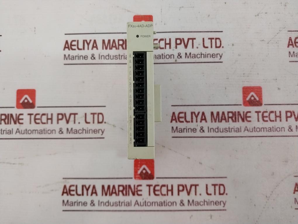 Mitsubishi Electric Fx3U-4Ad-adp Plc Analog Input Module Y550D22401C Dc24V 0-10V