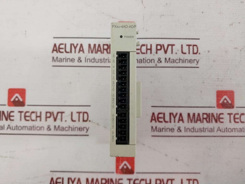 Mitsubishi Electric Fx3U-4Ad-adp Plc Analog Input Module Y550D22401C Dc24V 0-10V