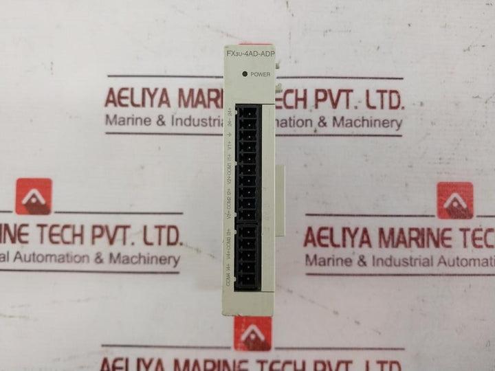 Mitsubishi Electric Fx3U-4Ad-adp Plc Analog Input Module Y550D22401C Dc24V 0-10V