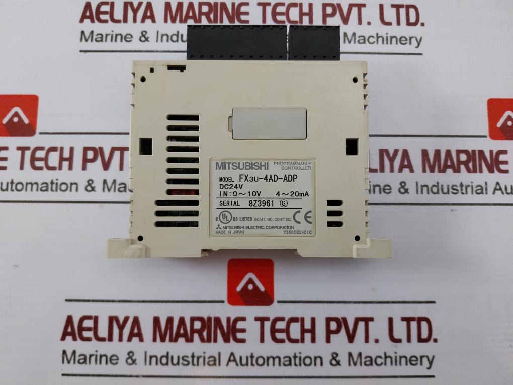 Mitsubishi Electric Fx3U-4Ad-adp Programmable Controller Dc24V Input 0-10V