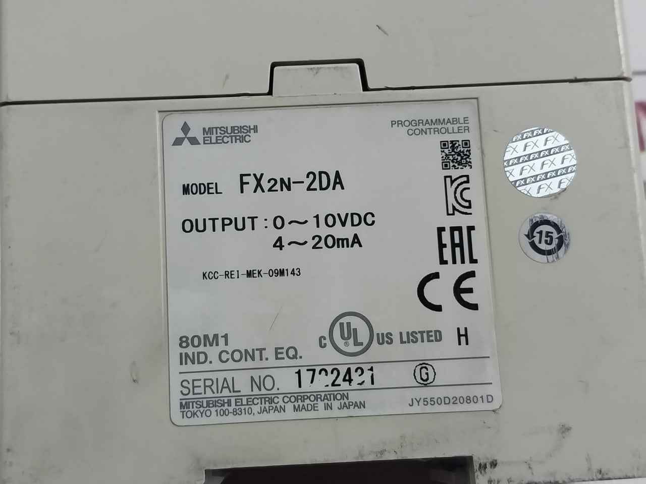 Mitsubishi Electric Fx3U-64Mt/Es-a Melsec Programmable Controller Module