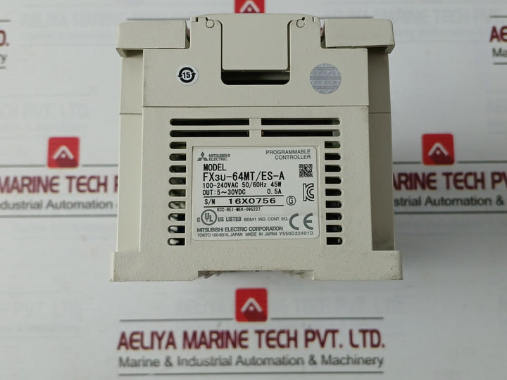 Mitsubishi Electric Fx3U-64Mt/Es-a Programmable Logic Controller Plc Module 45W