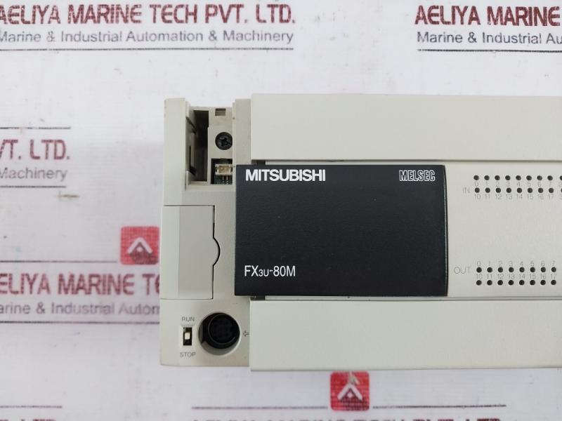 Mitsubishi Electric Fx3U-80Mr/Es Programmable Controller 100-240Vac 50/60Hz 50W