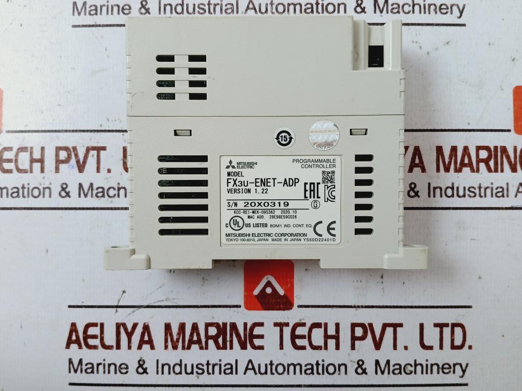 Mitsubishi Electric Fx3U-enet-adp Network Communication Module Ver 1.22