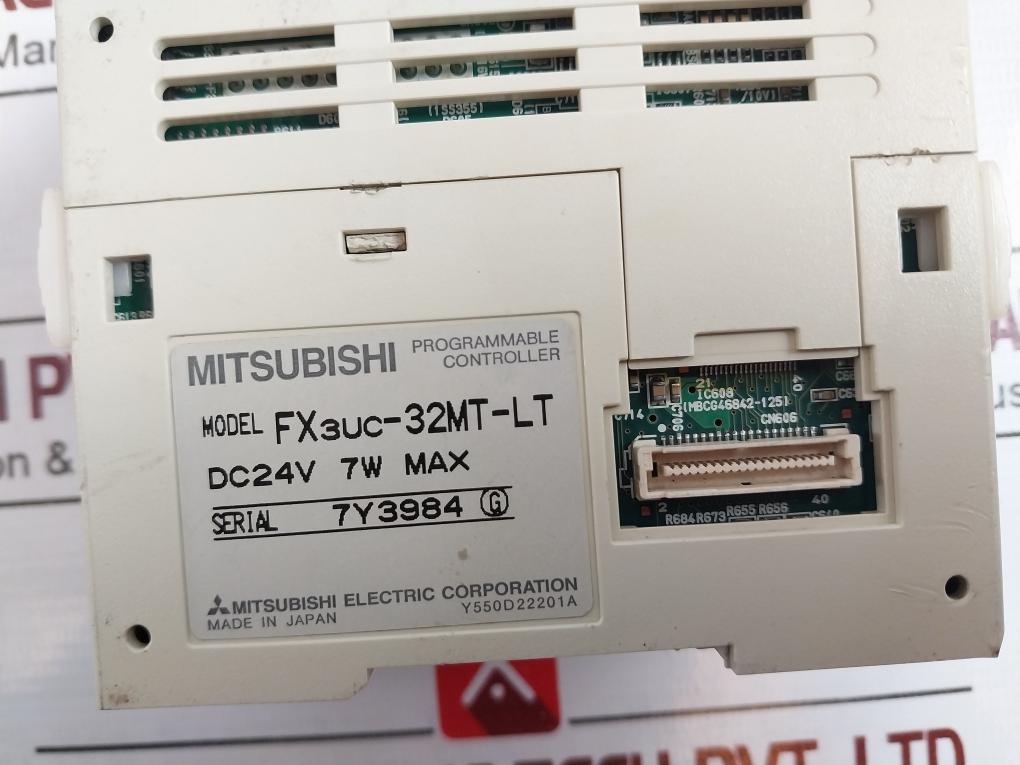 Mitsubishi Electric Fx3Uc-32Mt-lt Programmable Controller Dc24V 7W Max