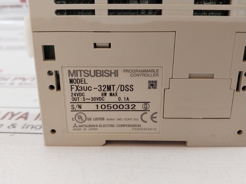 Mitsubishi Electric Fx3Uc-32Mt/Dss Melsec-f Series Base Unit Dc 24V