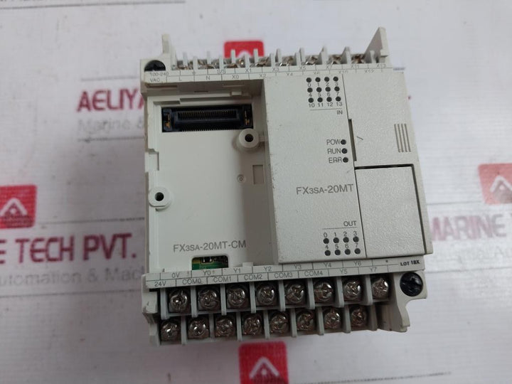 Mitsubishi Electric Fx3sa-20mt-cm Programmable Controller Module 30vdc 0.5a