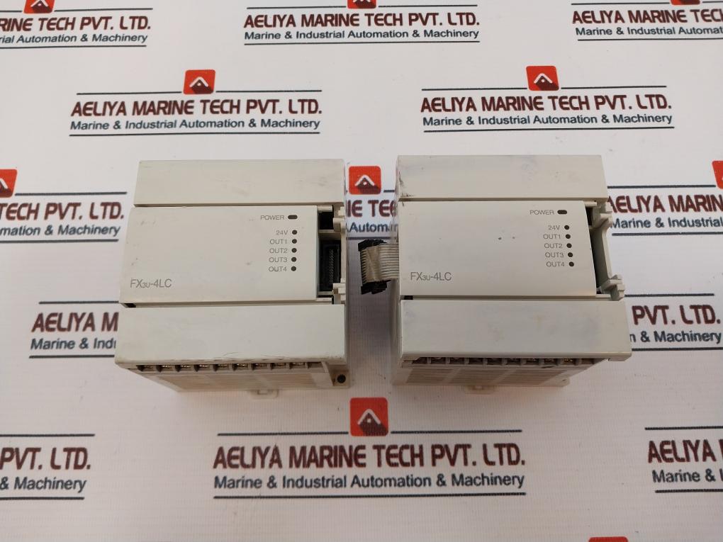 Mitsubishi Electric Fx3u-4lc Programmable Controller 24vdc 50ma