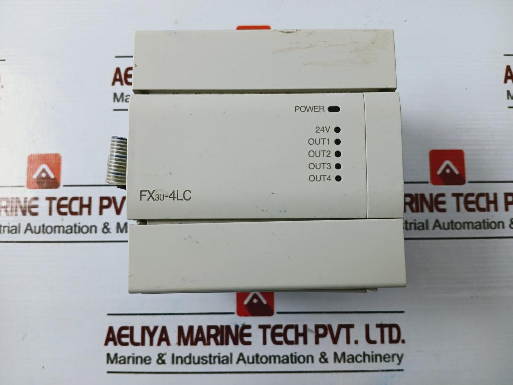 Plc Temperature Module Mitsubishi Electric FX3U-4LC Temperature Control Module Block PLC 24VD ...
