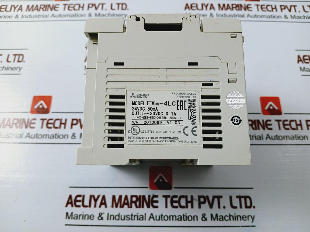 Mitsubishi Electric FX3U-4LC Temperature Control Module Block PLC 24VDC
