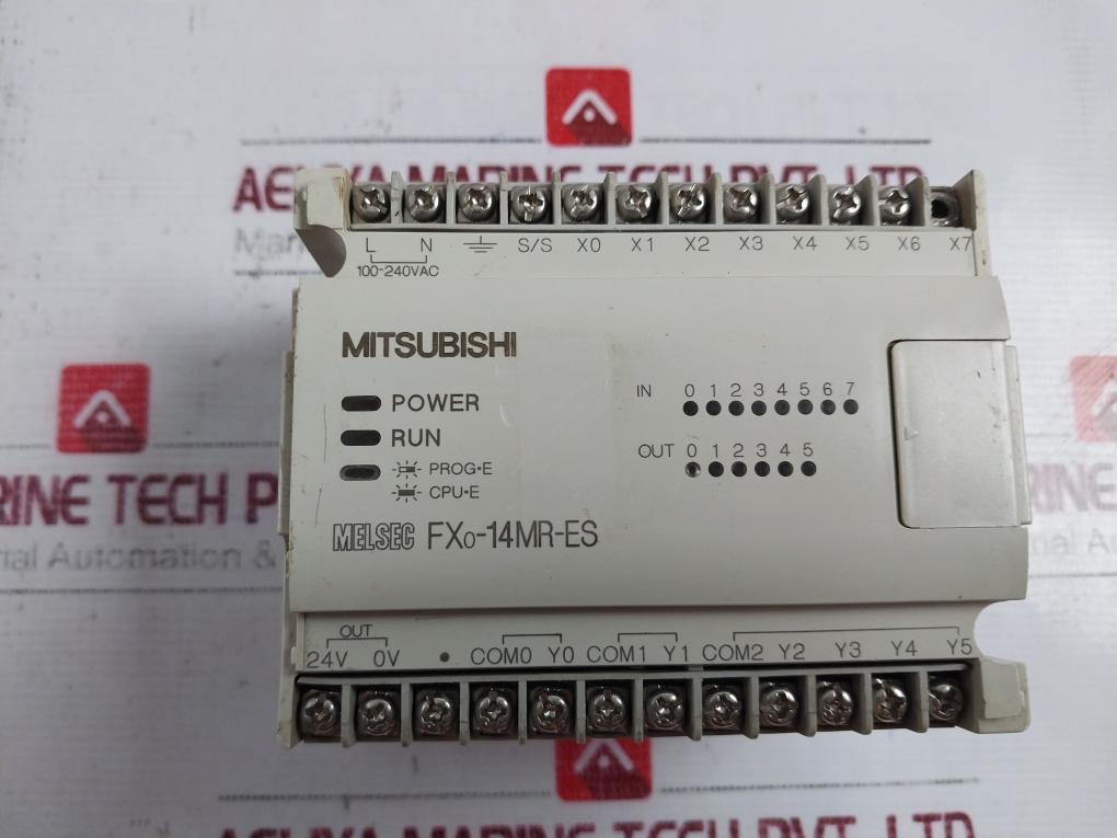 Mitsubishi Electric Fxo-14Mr-es/Ul Digital Input And Output Unit Module