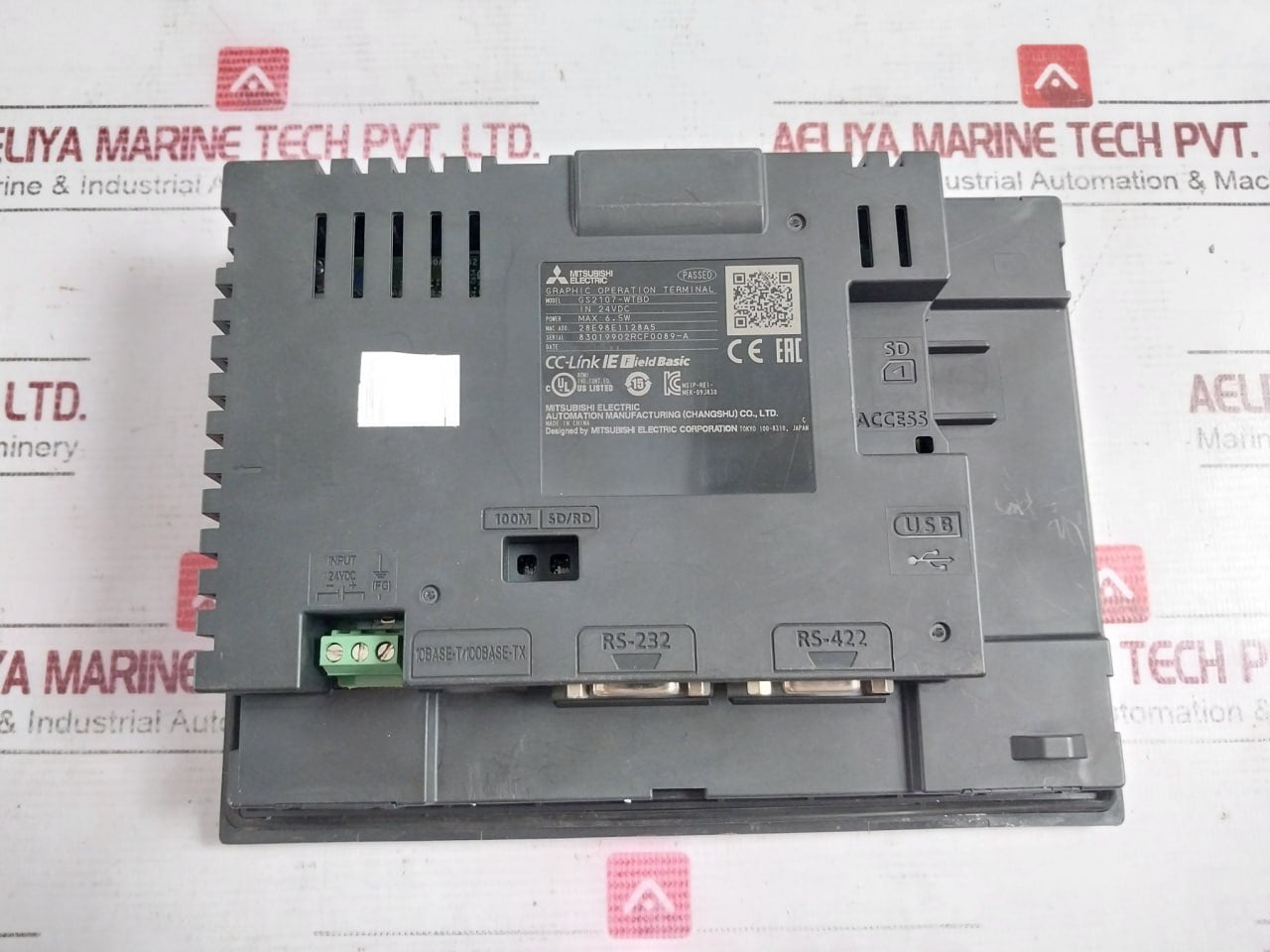 Mitsubishi Electric Gs2107-wtbd Touch Screen Operational Panel 24Vdc