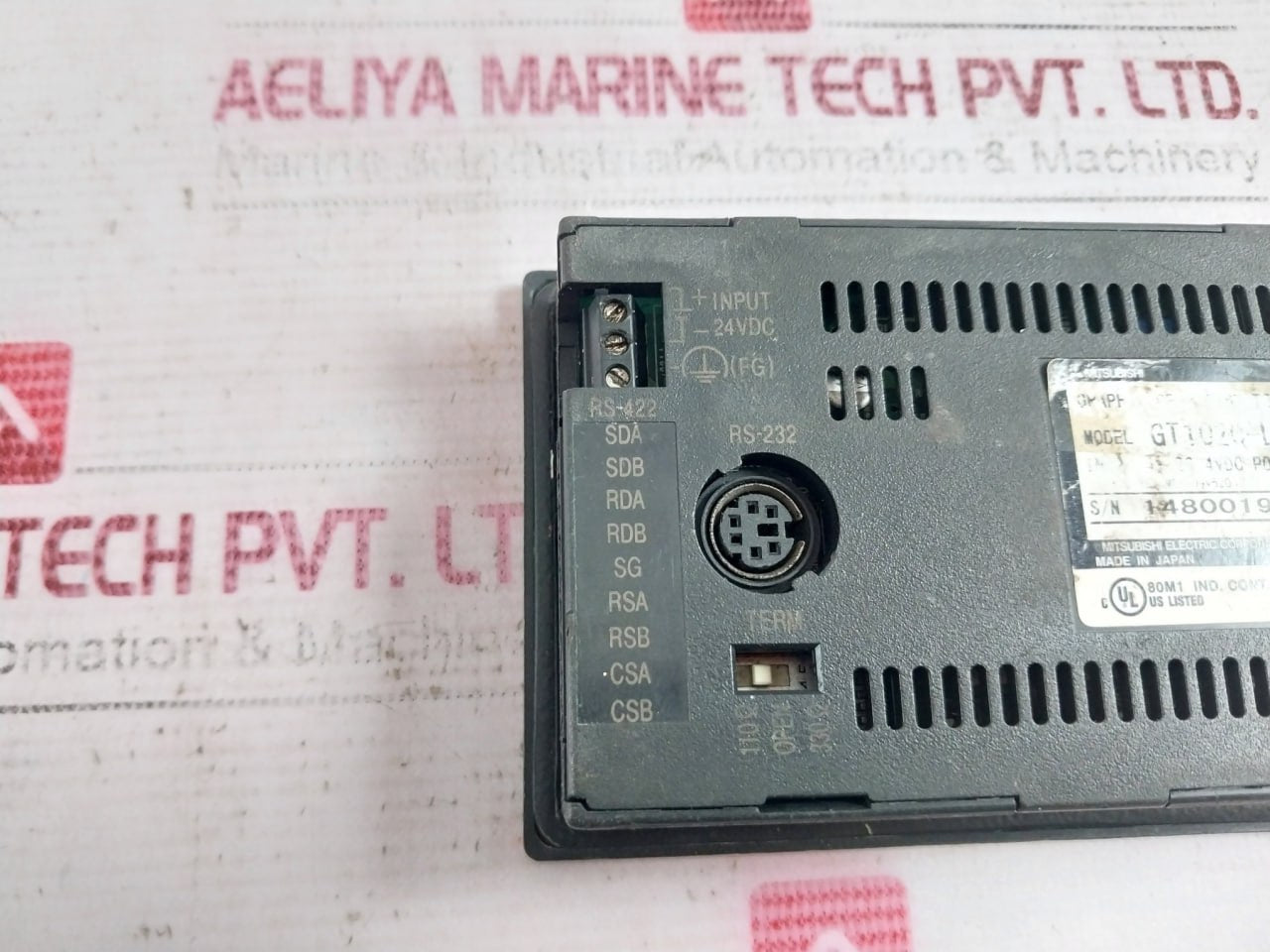 Mitsubishi Electric Gt1020-lbd Graphic Operation Terminal 1.9W Max