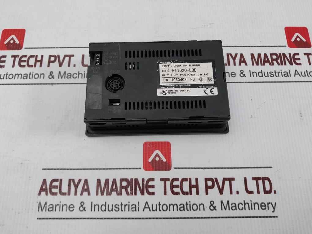 Mitsubishi Electric Gt1020-lbd Graphic Operation Terminal Panel (not Working)