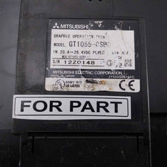 Mitsubishi Electric Gt1055-qsbd Graphic Operation Terminal Panel (not Working)
