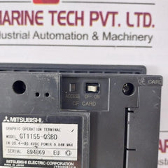 Mitsubishi Electric Gt1155-qsbd Graphic Operation Terminal 24Vdc