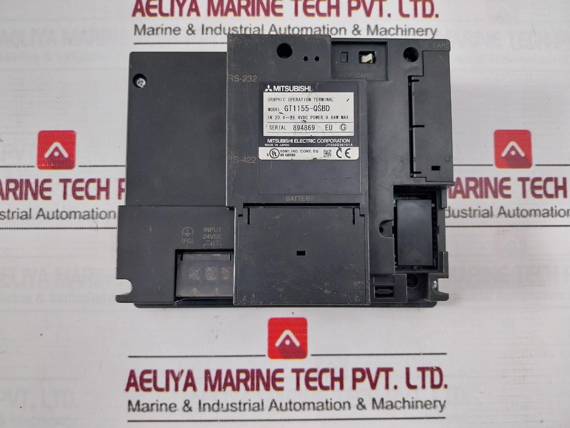 Mitsubishi Electric Gt1155-qsbd Graphic Operation Terminal 24Vdc
