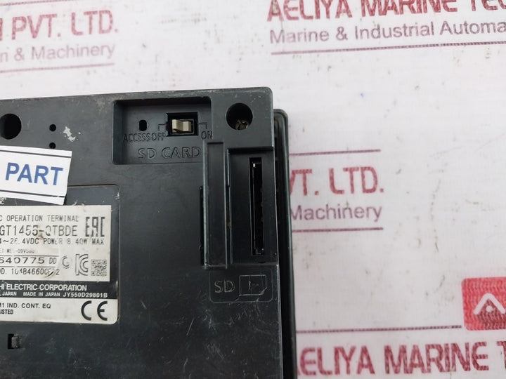 Mitsubishi Electric Gt1455-qtbde Hmi Touch Panel Jy550D29801B