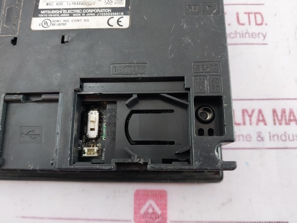 Mitsubishi Electric Gt1455-qtbde Hmi Touch Panel Jy550D29801B