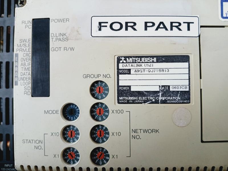 Mitsubishi Electric Gt1562-vnba Got1000 Graphic Operator Panel (Not Working)