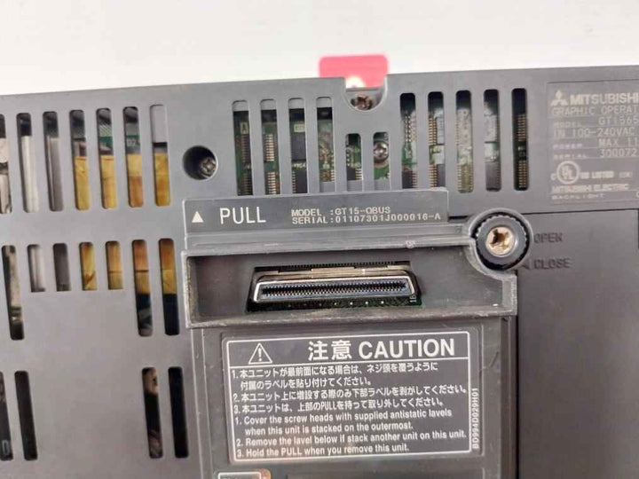 Mitsubishi Electric Gt1565-vtba Programmable Terminal Touchscreen Hmi 50/60Hz