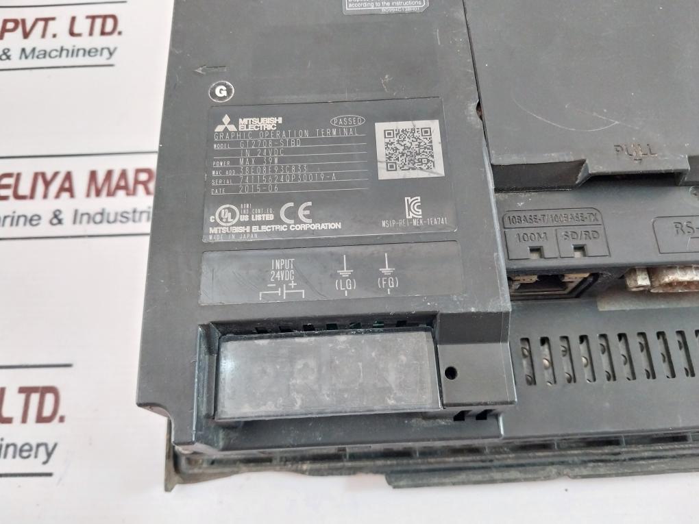 Mitsubishi Electric Gt2708-stbd Graphic Operation Terminal Got2000