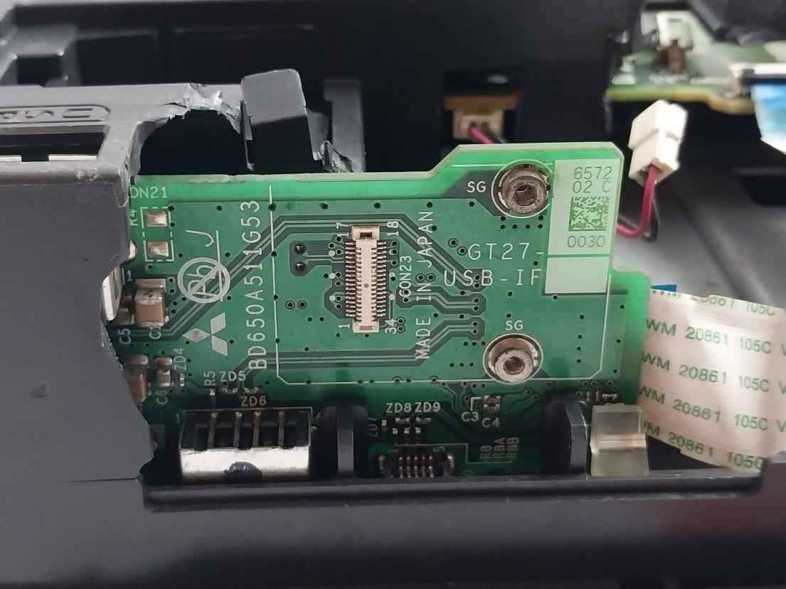 Mitsubishi Electric Gt2712-stba Graphic Operation Terminal (Not Working)